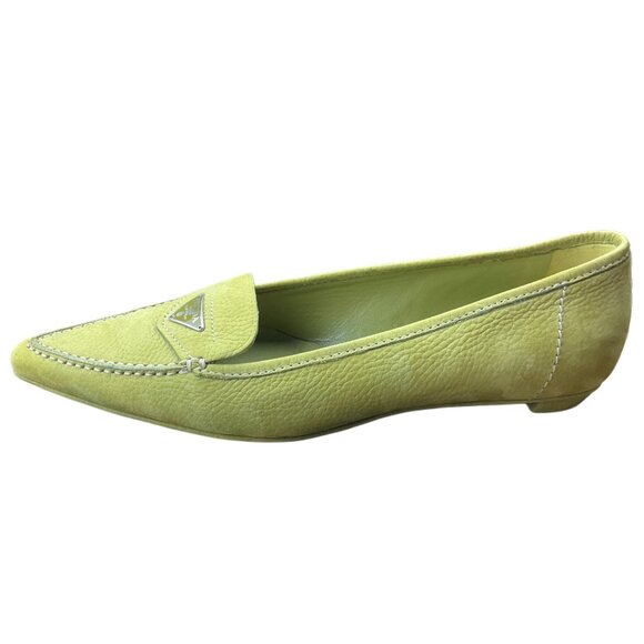 Vintage Prada Green Flats - Picture 5 of 9